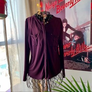 Dana Buchman Purple Top